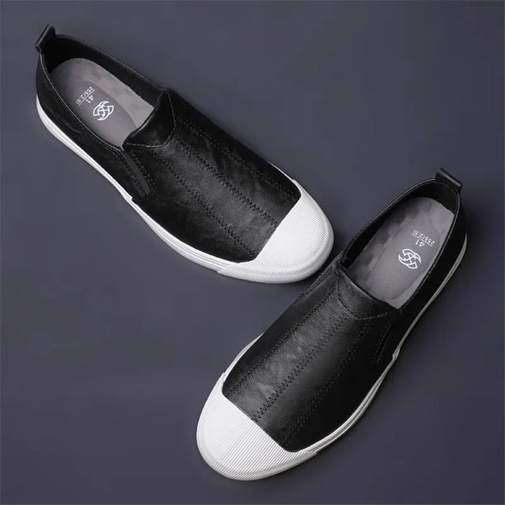 Men's Leather Slip-On Casual Loafers