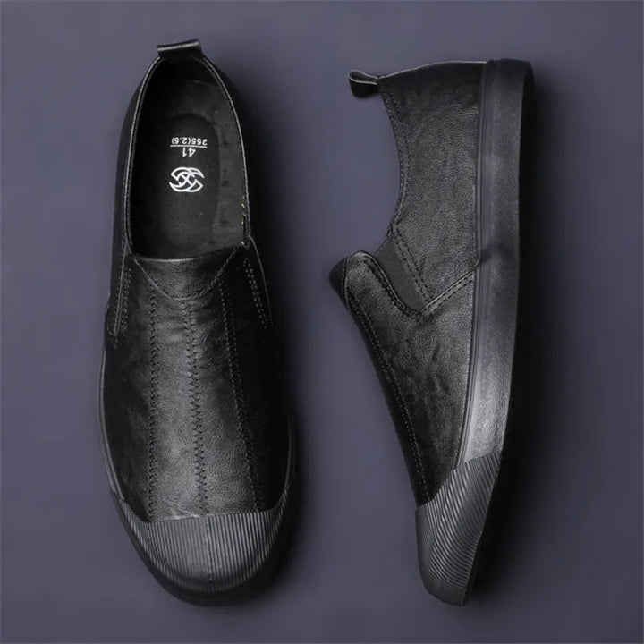 Men's Leather Slip-On Casual Loafers