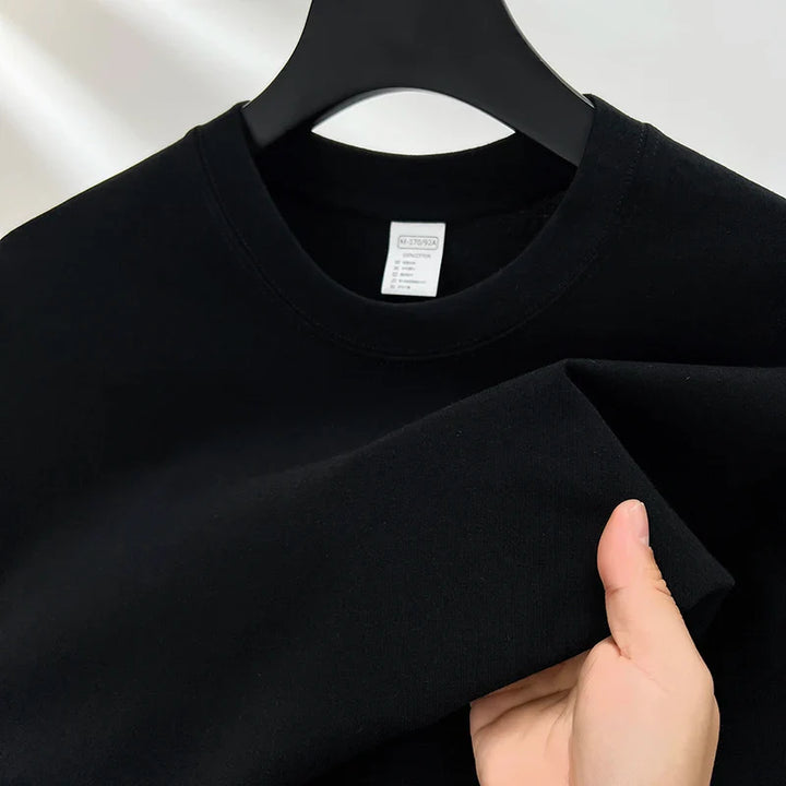 Mens Premium Cotton Crew Neck T-Shirt