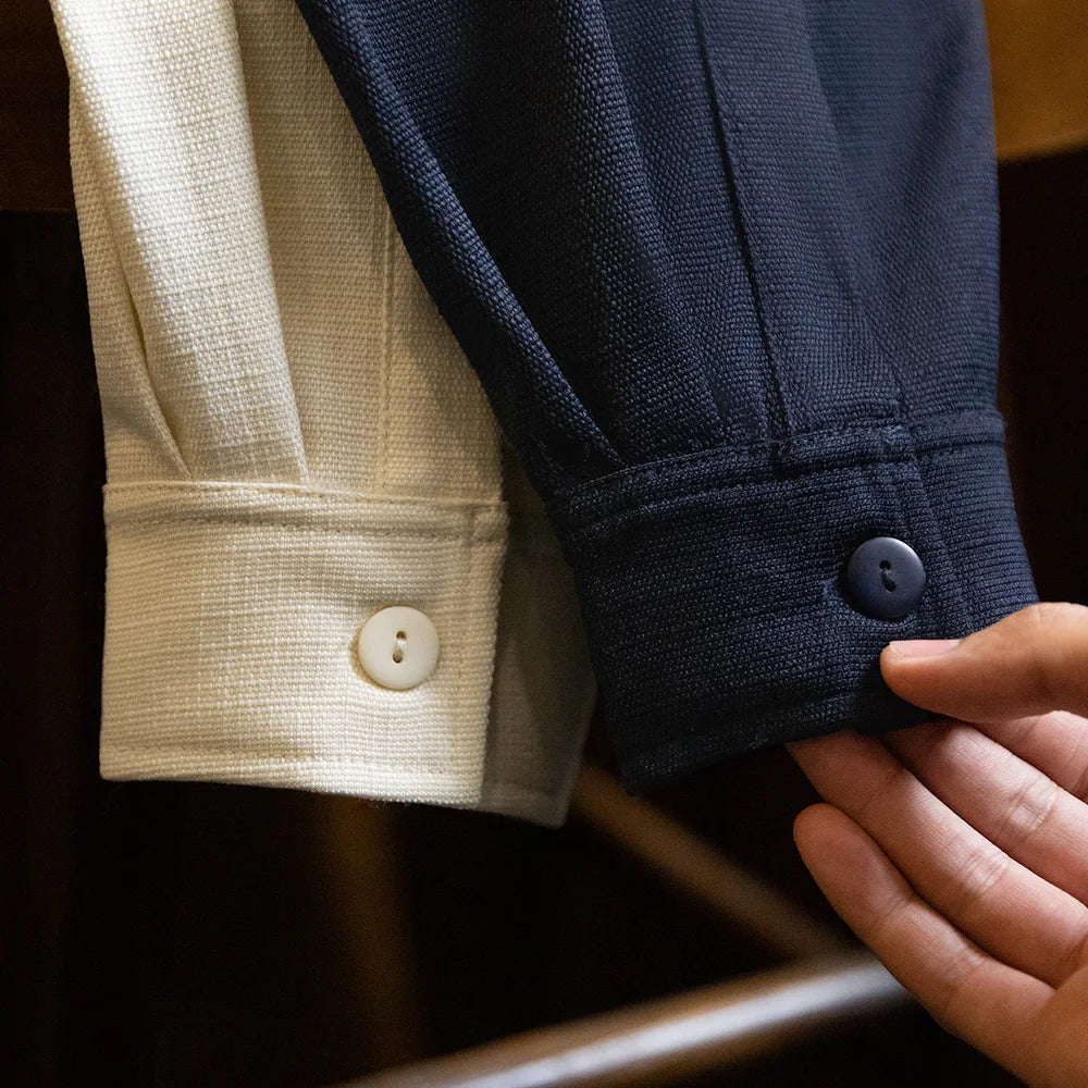 Men's Wrinkle-Free Loose Shirt Jacket