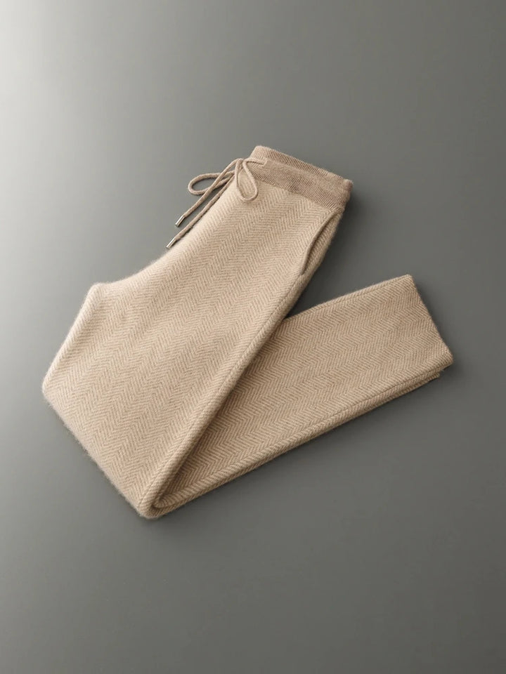 Merino Wool Cardigan Tracksuit Set