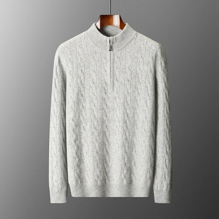 Merino Wool Half-Zip Sweater
