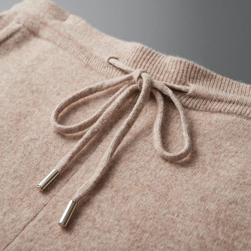 Merino Wool Knit Sweatpants