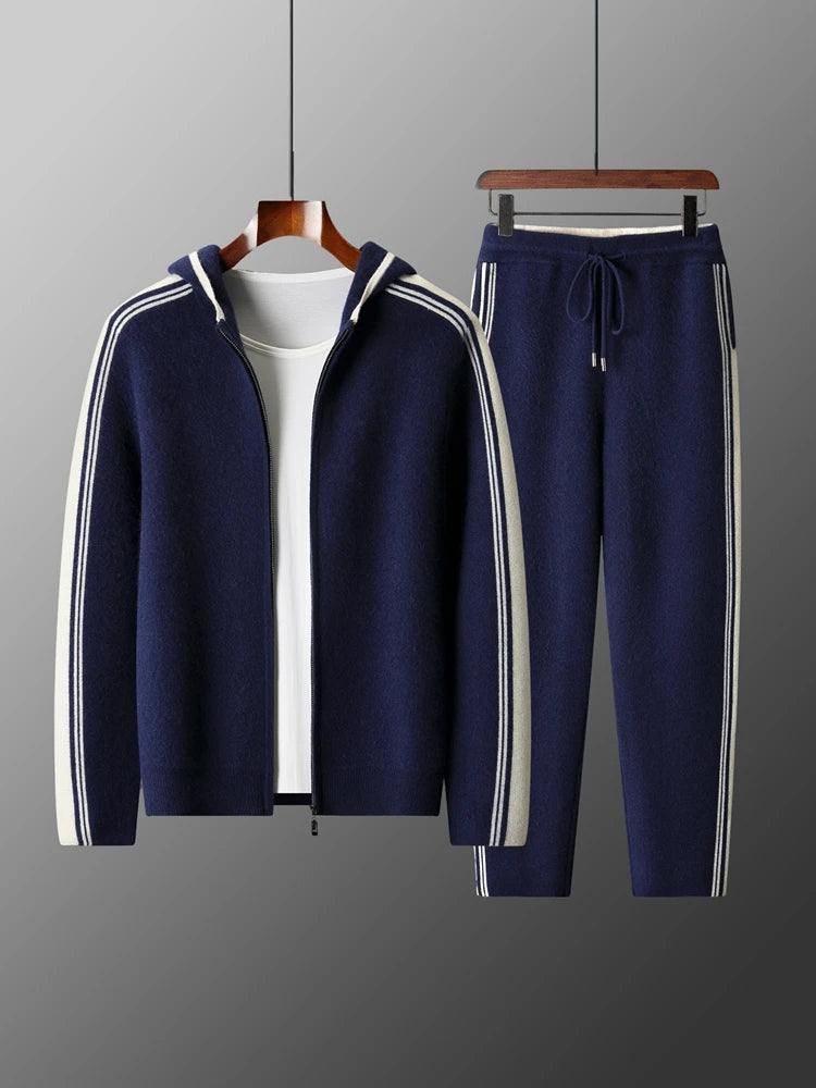 Merino Wool Sports Tracksuit Set