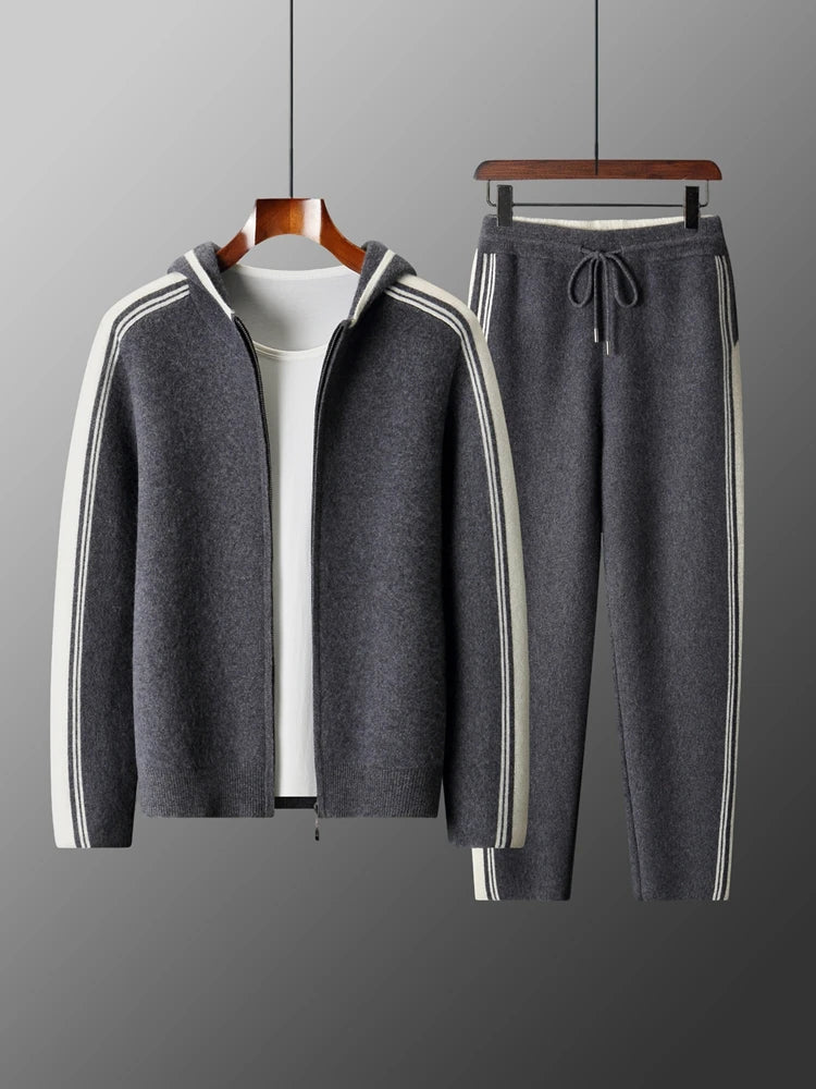 Merino Wool Sports Tracksuit Set