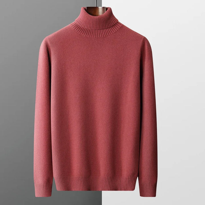 Merino Wool Turtleneck Sweater