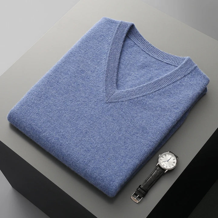 Merino Wool V-Neck Sweater Vest