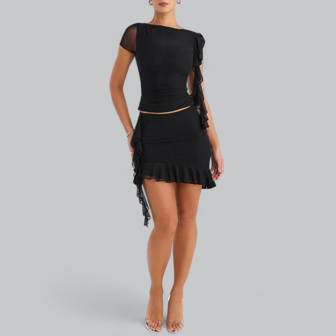 Mini Dress Elegant Co-Ord Set