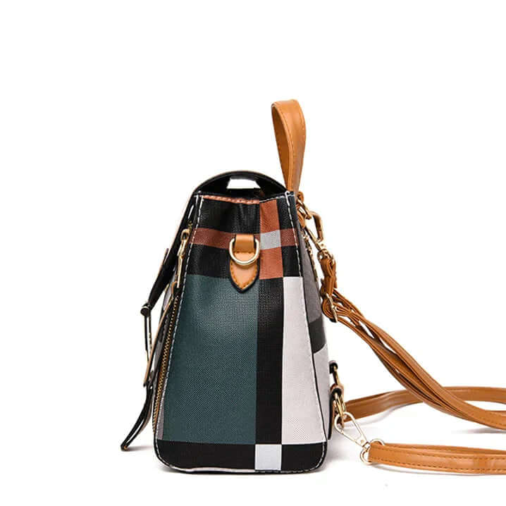 Women Mini Leather Backpack Casual Bag