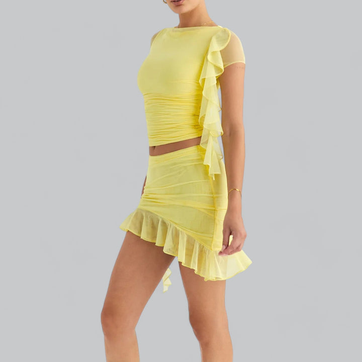 Mini Dress Elegant Co-Ord Set