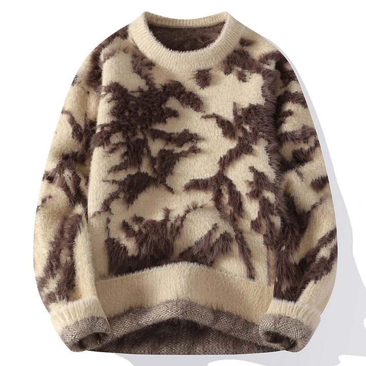  Mink Cashmere Jacquard Sweater
