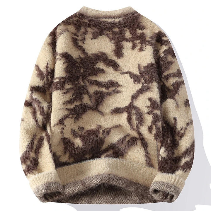  Mink Cashmere Jacquard Sweater