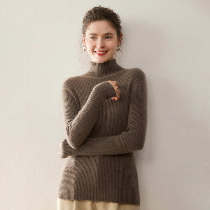 Modern Pure Cashmere Slim Turtleneck Sweater