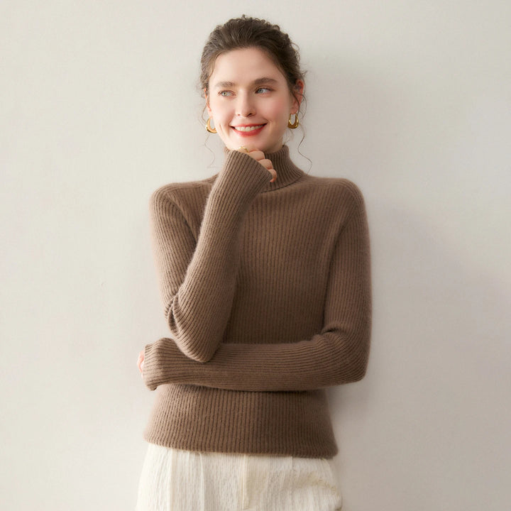 Modern Pure Cashmere Slim Turtleneck Sweater