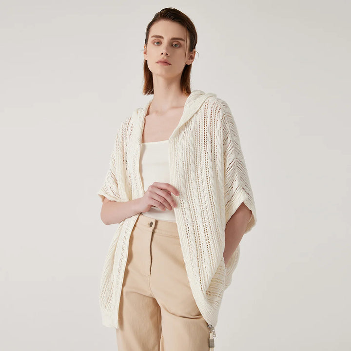 Open Knit Lightweight Cardigan