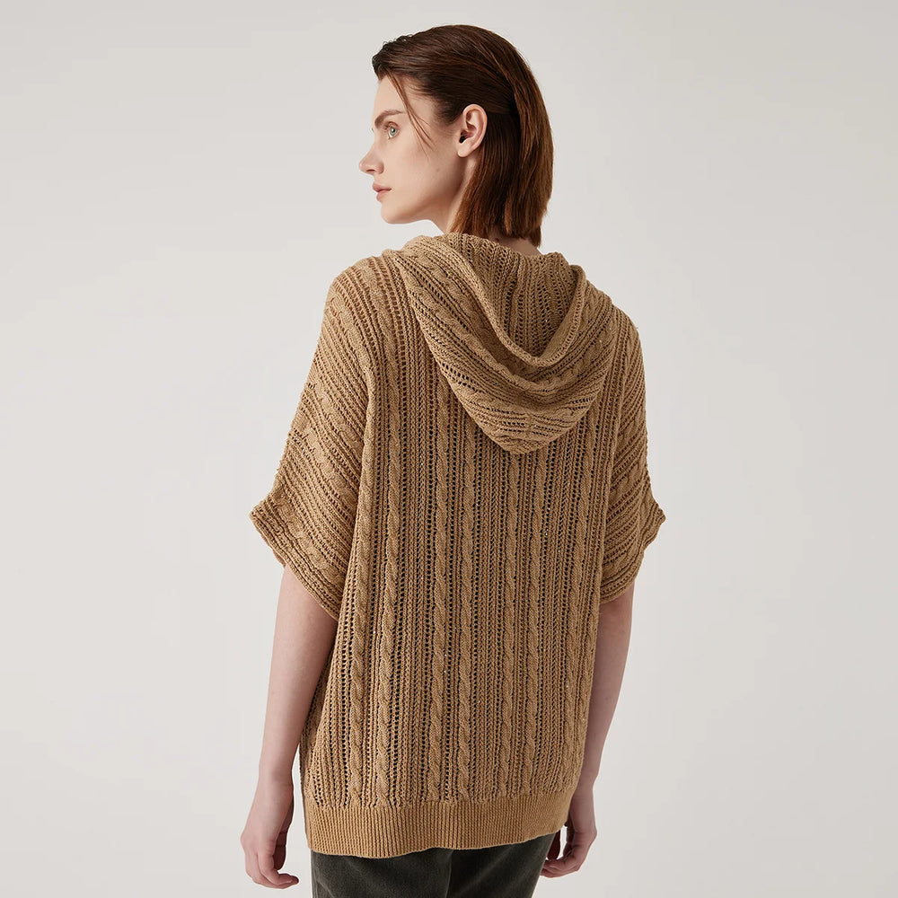 Open Knit Lightweight Cardigan