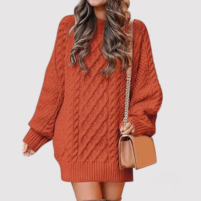 Knit Oversized Sweater Dress