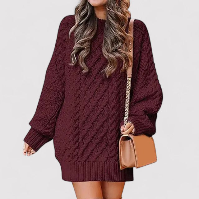 Knit Oversized Sweater Dress