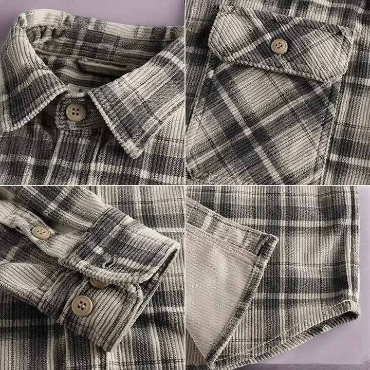 Vintage Plaid Flannel Shirt