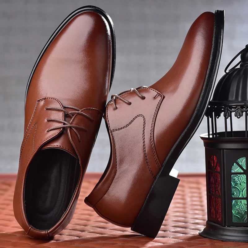 Premium Leather Oxford Dress Shoes