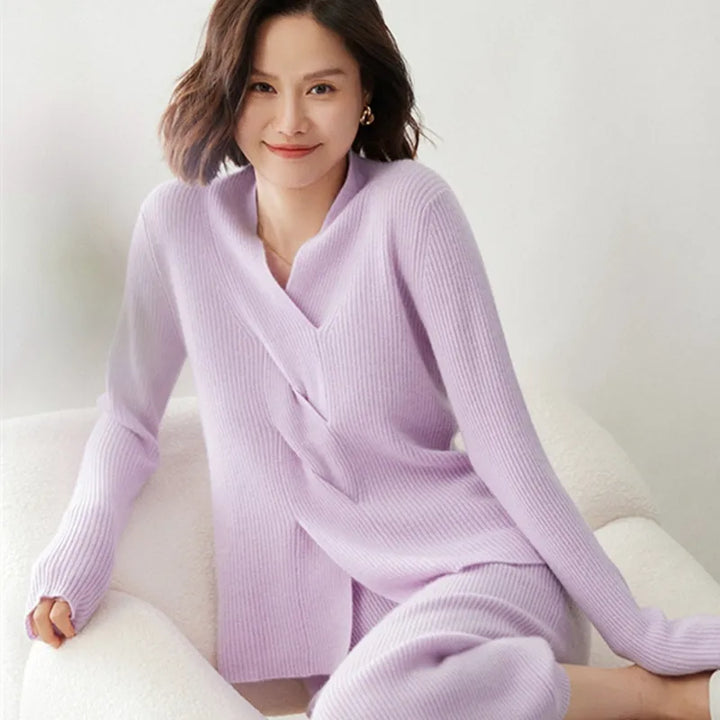 Pure Cashmere V-Neck Sweater