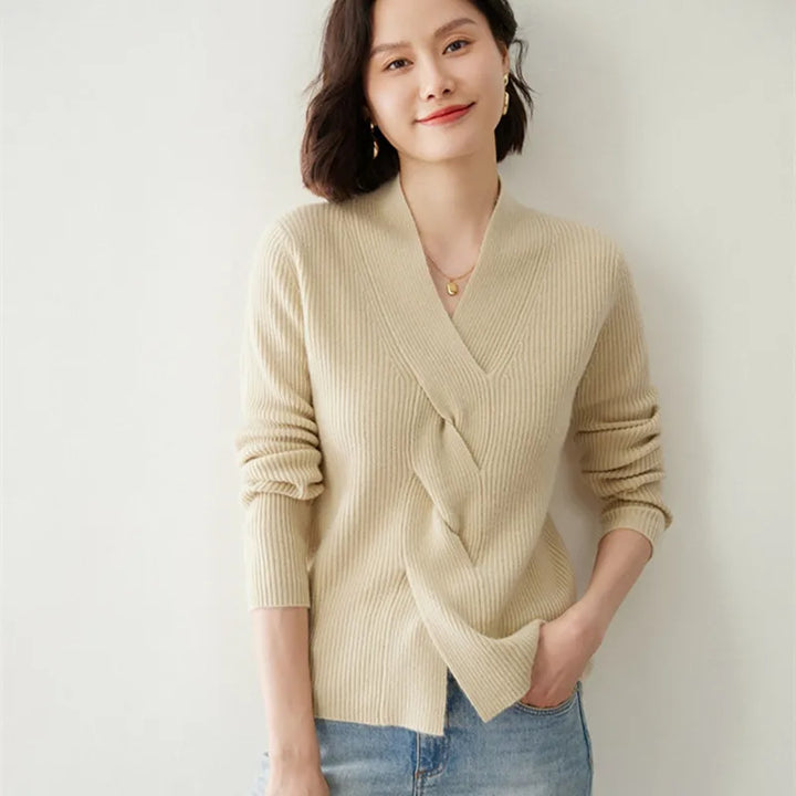 Pure Cashmere V-Neck Sweater