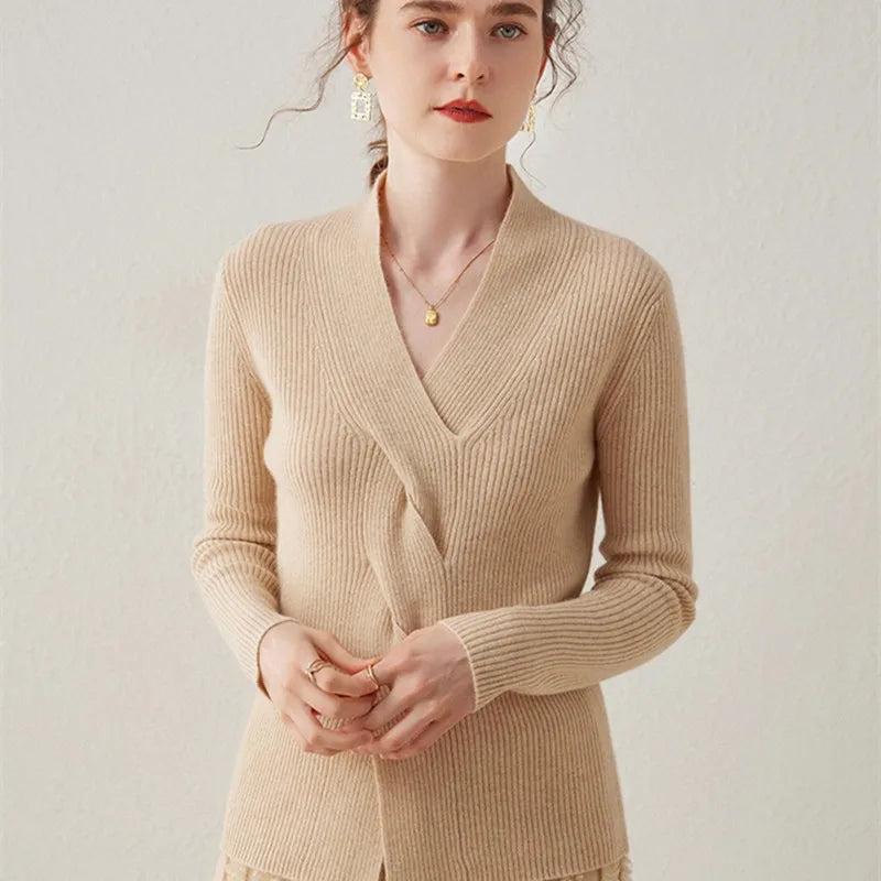 Pure Cashmere V-Neck Sweater