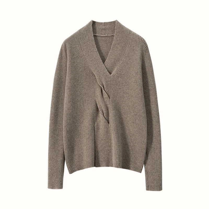 Pure Cashmere V-Neck Sweater