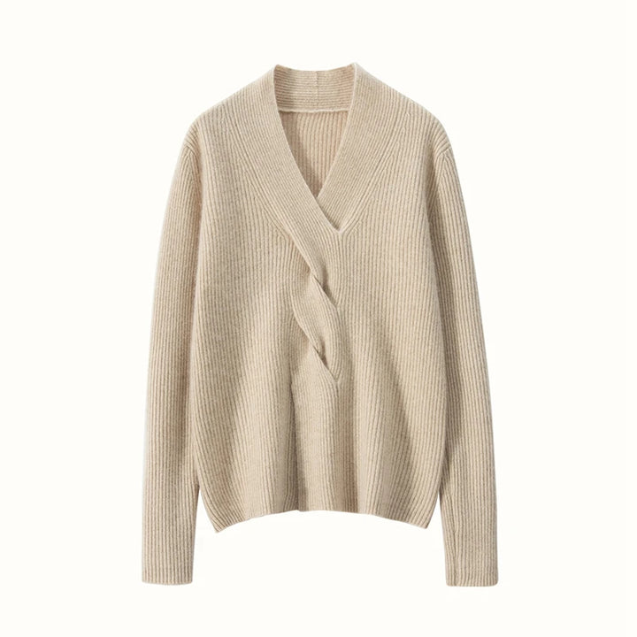 Pure Cashmere V-Neck Sweater

