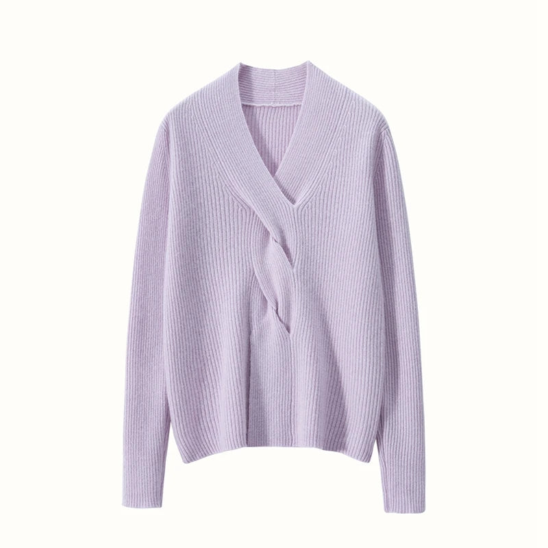 Pure Cashmere V-Neck Sweater