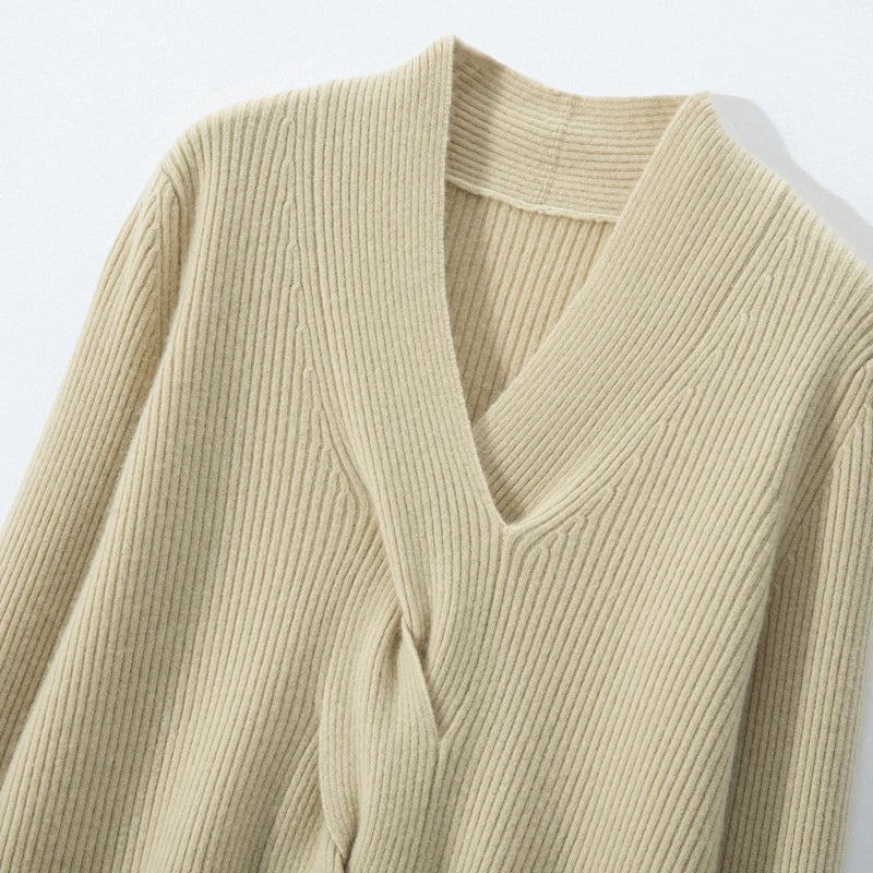 Pure Cashmere V-Neck Sweater