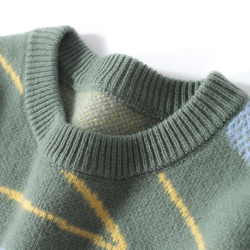 Pure Merino Wool Knit Sweater