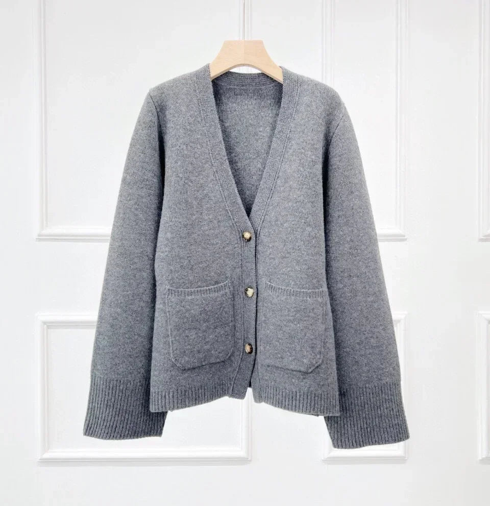 Pure Merino Wool Winter Cardigan
