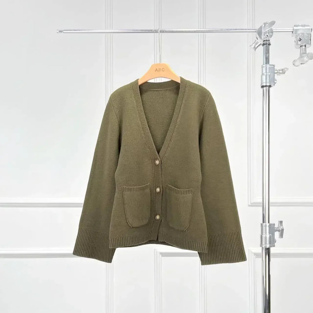 Pure Merino Wool Winter Cardigan