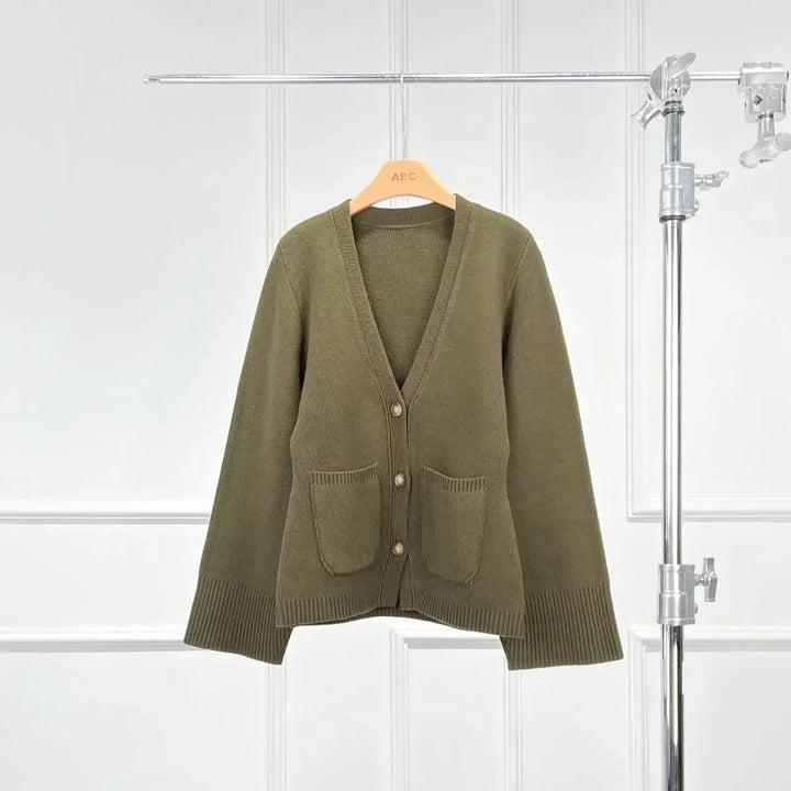 Pure Merino Wool Winter Cardigan