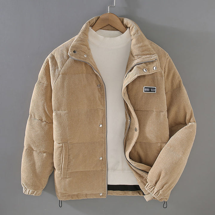 Quilted Corduroy Warm Padded Jacket