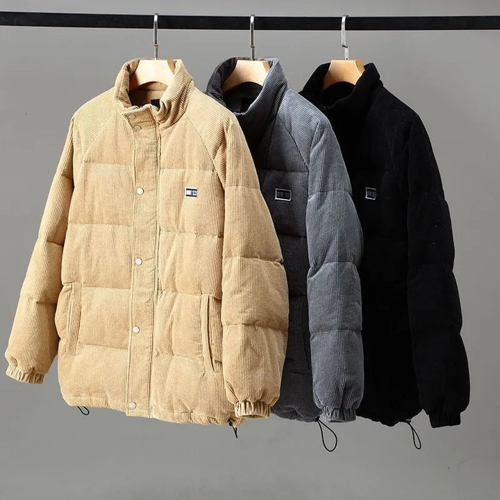 Quilted Corduroy Warm Padded Jacket