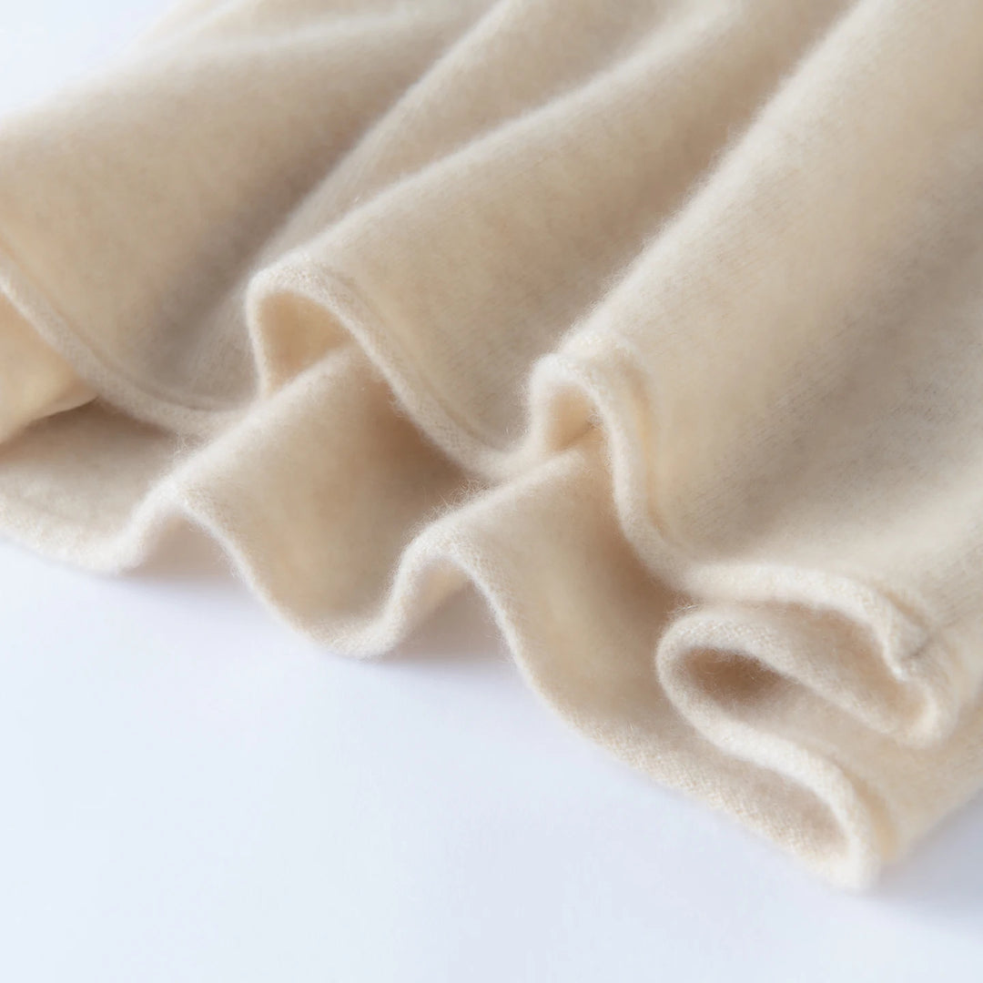 Relaxed Cashmere Turtleneck Knit Sweater