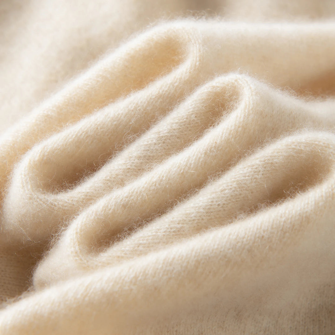 Relaxed Cashmere Turtleneck Knit Sweater