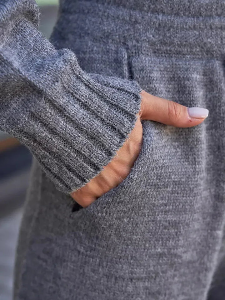 Relaxed Knit Lounge Two-Piece Set