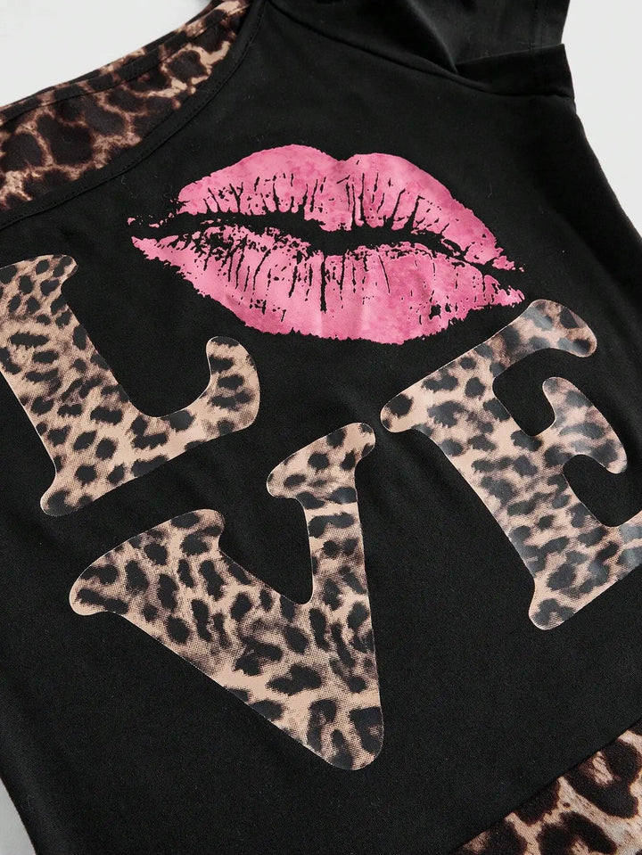 Retro Y2K Leopard Print Summer Top