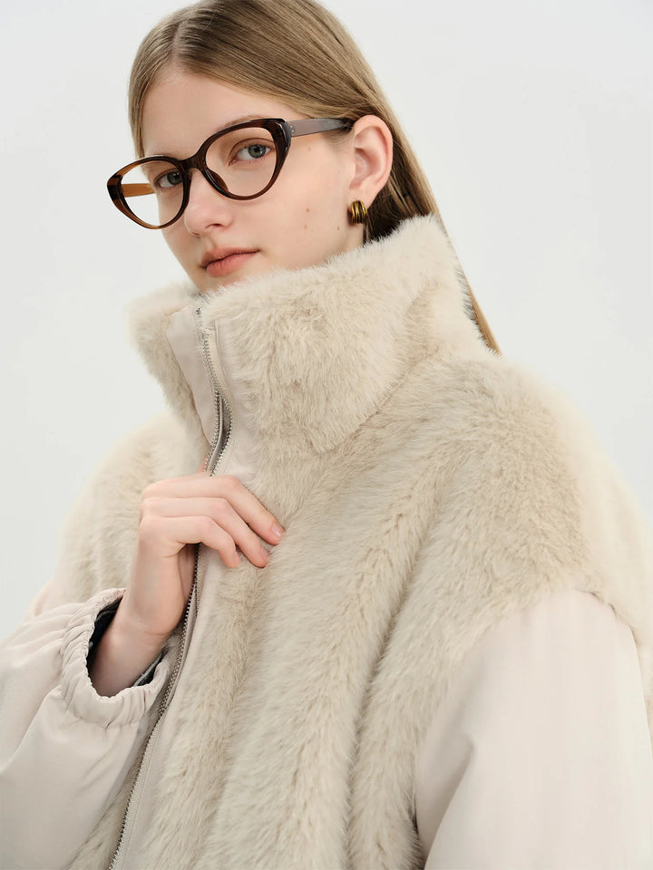  Reversible Faux Fur Jacket