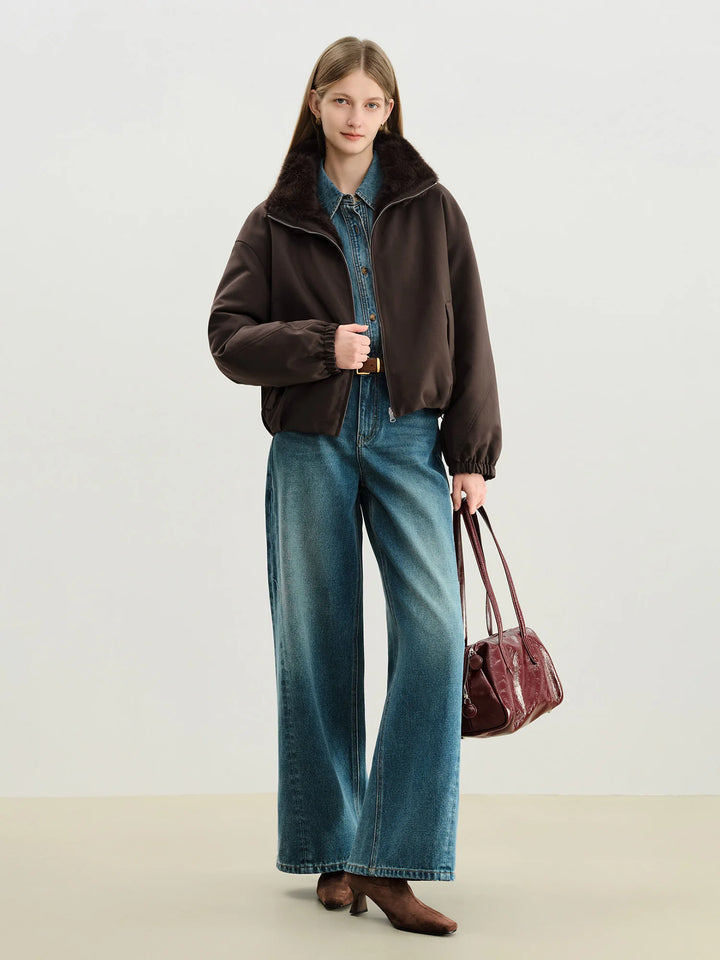  Reversible Faux Fur Jacket