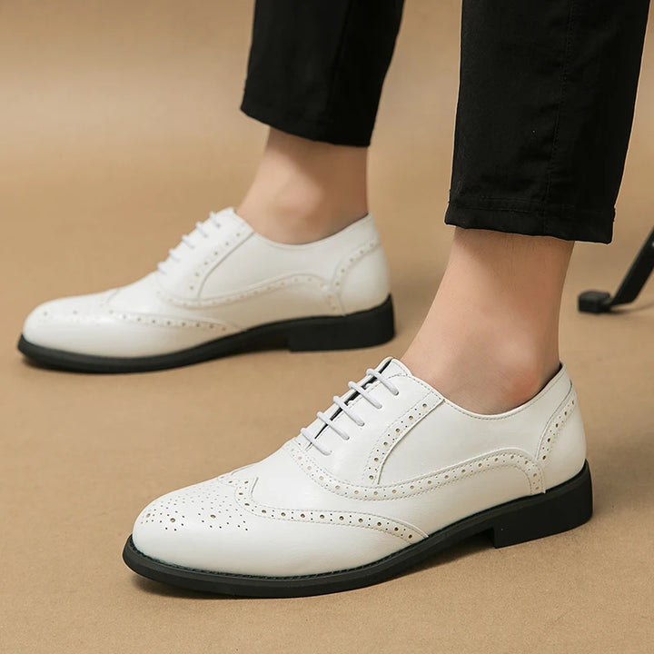 Vera | Classic Leather Brogue Oxford Shoes