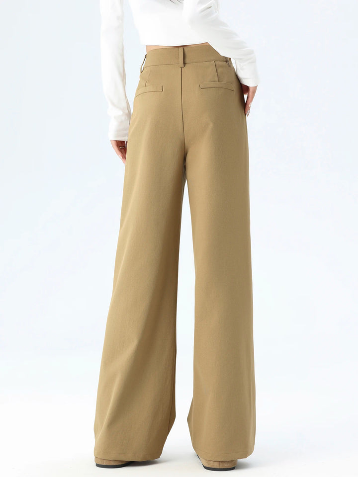 Vera | Women's High-Waisted Wide Leg Tailored Pants