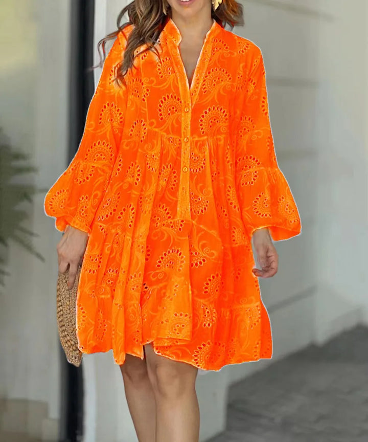 Vera | Women's Eyelet Boho Mini Dress