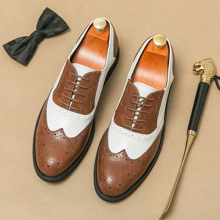 Vera | Classic Leather Brogue Oxford Shoes