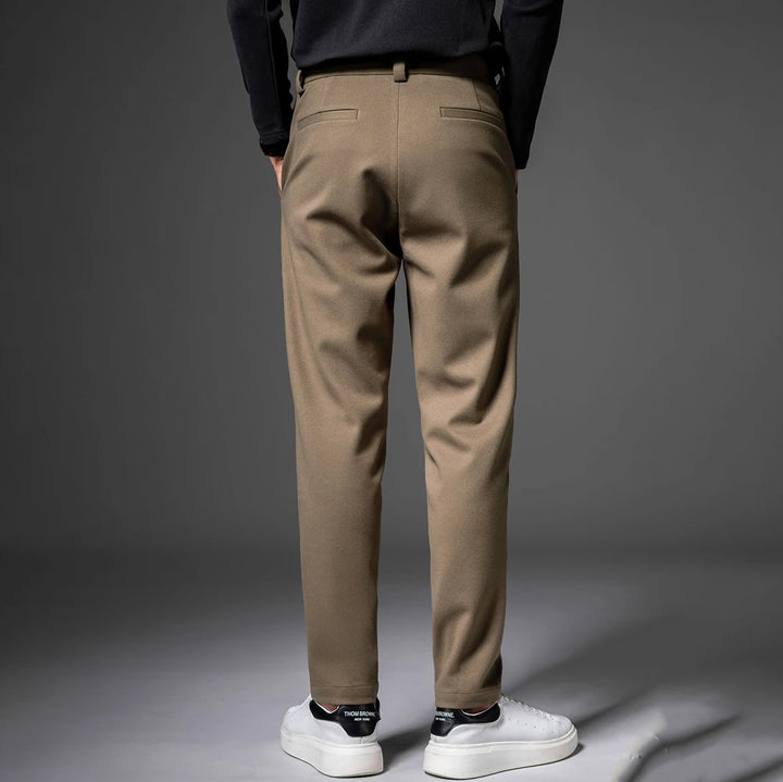 Vera | Men's Heavy Wool Straight Leg Dress Pants