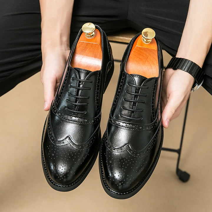 Vera | Classic Leather Brogue Oxford Shoes