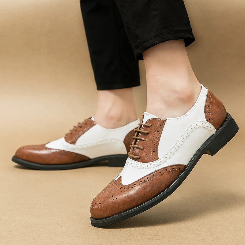 Vera | Classic Leather Brogue Oxford Shoes